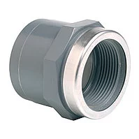 Переходная муфта с внутренней резьбой с услиливающим металлическим кольцом 63x10 мм MIMM063200 FIP PP-H(100) ISO 9001 купить